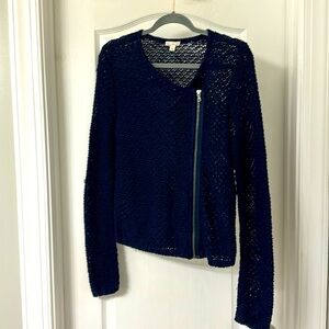 Navy cardigan